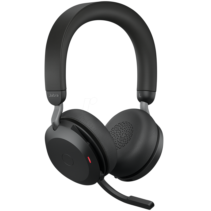 JABRA EVOLVE2 75, Link380c UC Stereo Stand Black, EVOLVE2 75 headset Black UC, Link 380 BT adapter USB-C UC, EVOLVE2 75 Deskstand USB-A,1.2m USB-C to USB-C cable, carry pouch, warranty and warning (safety leaflets)