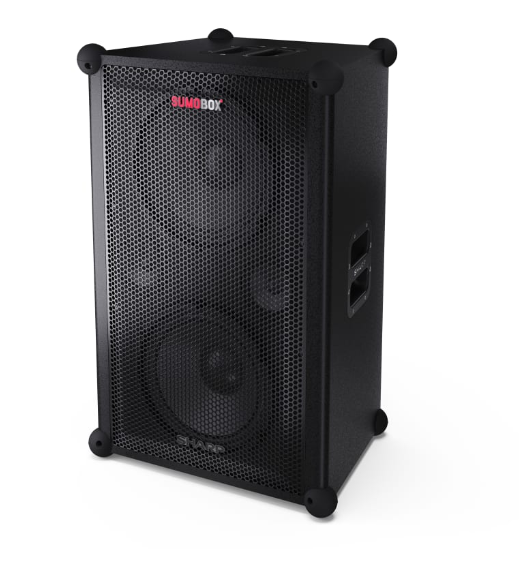 Sharp - Portable Speaker - SUMOBOX Pro CP-LS200 High Performance - 200 W - Waterproof - Bluetooth - Wireless connection - Portable - Black