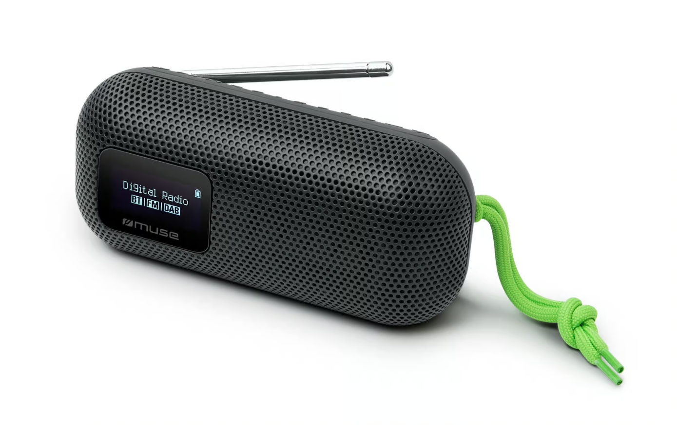 Muse - Speaker With FM Radio - M-750 FBT - 10 W - Waterproof - Bluetooth - Wireless connection - Portable - Black