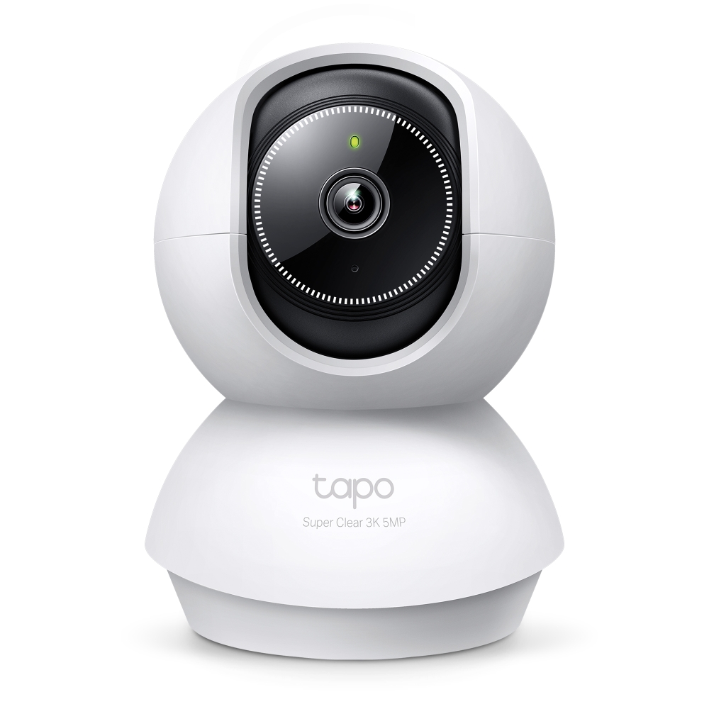 TP-LINK - Pan/Tilt AI Home Security Wi-Fi Camera - Tapo C230 - Tabletop/Ceiling-Mounted - 5 MP - 4mm/F2.0 - H.264 - Micro SD, Max. 512 GB