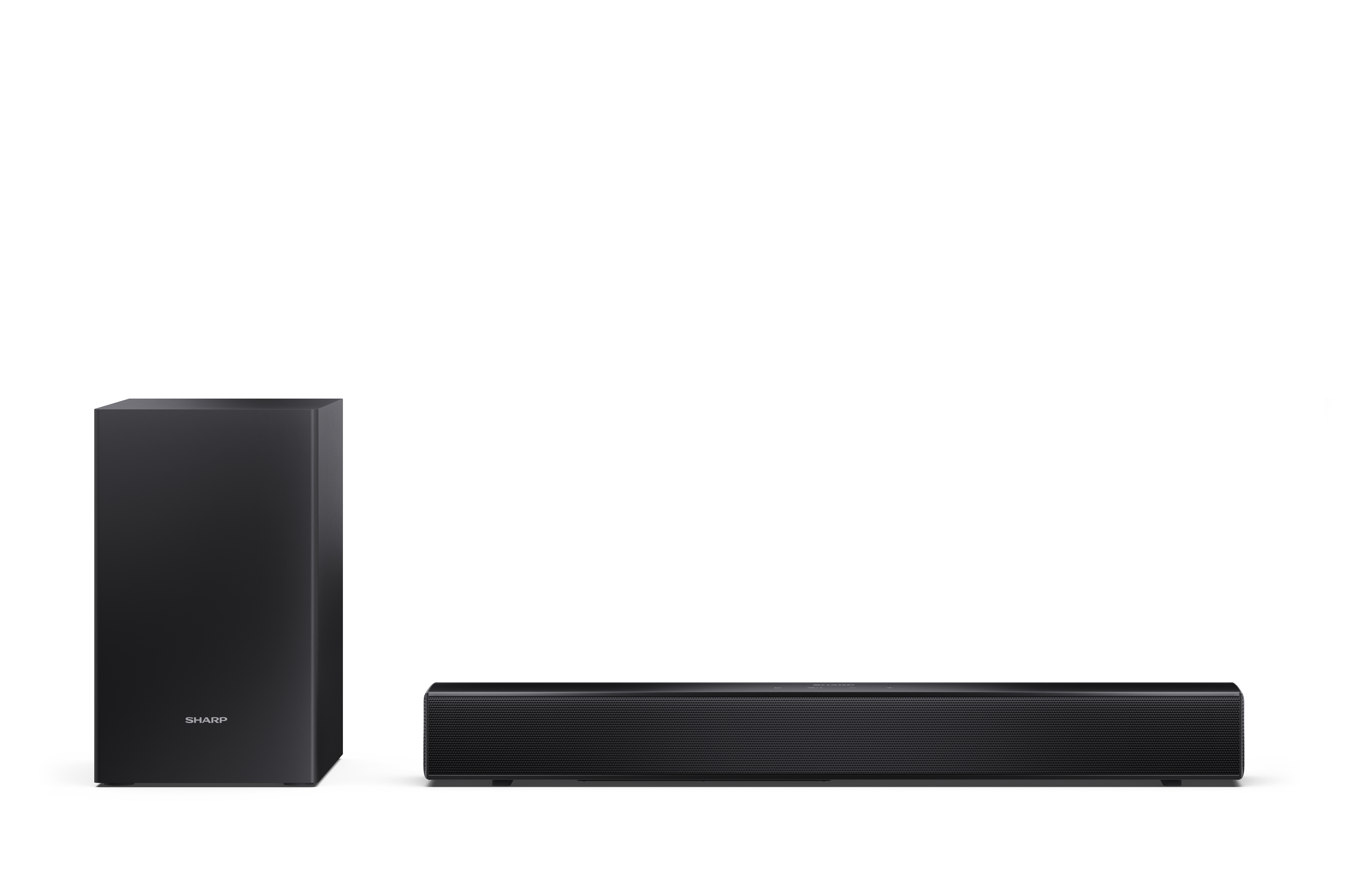 Sharp Compact 2.1 Soundbar with Wireless Subwoofer - HT-SBW121 - 240 W - Bluetooth - Wireless connection - Black