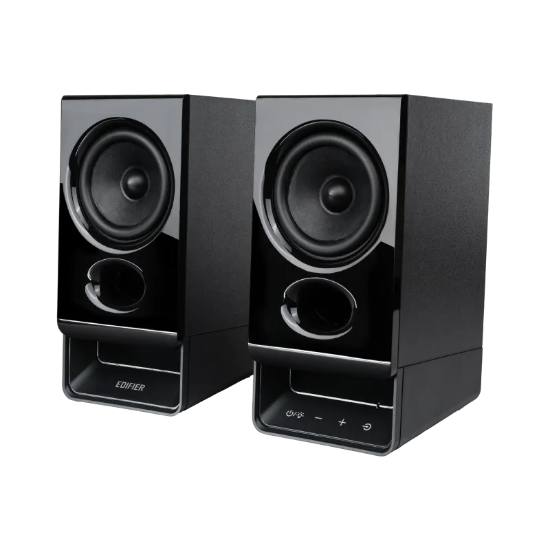 Edifier USB-Powered Speaker - R20BT - 2.5 W + 2.5 W - Bluetooth - Wireless connection - Black