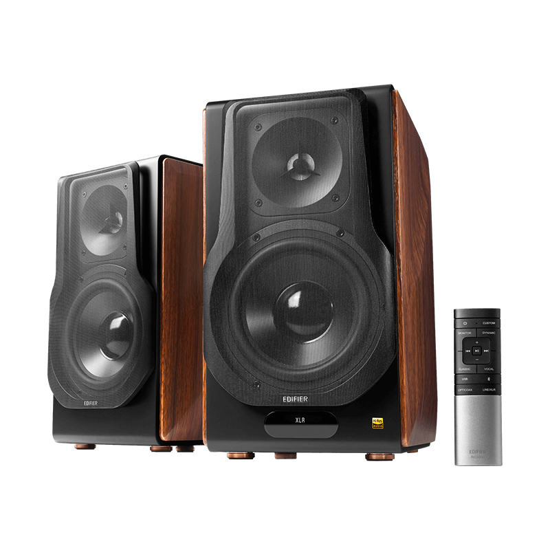 Edifier Premium 2.0 Speaker System - S3000MK II - Bluetooth - Wireless connection - Brown