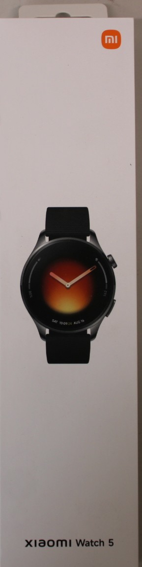 SALE OUT. Xiaomi Watch 5, Black - SALE OUT. Xiaomi Watch 5 - Smart watch - AMOLED - 1.54" - Waterproof - Black - UNPACKED