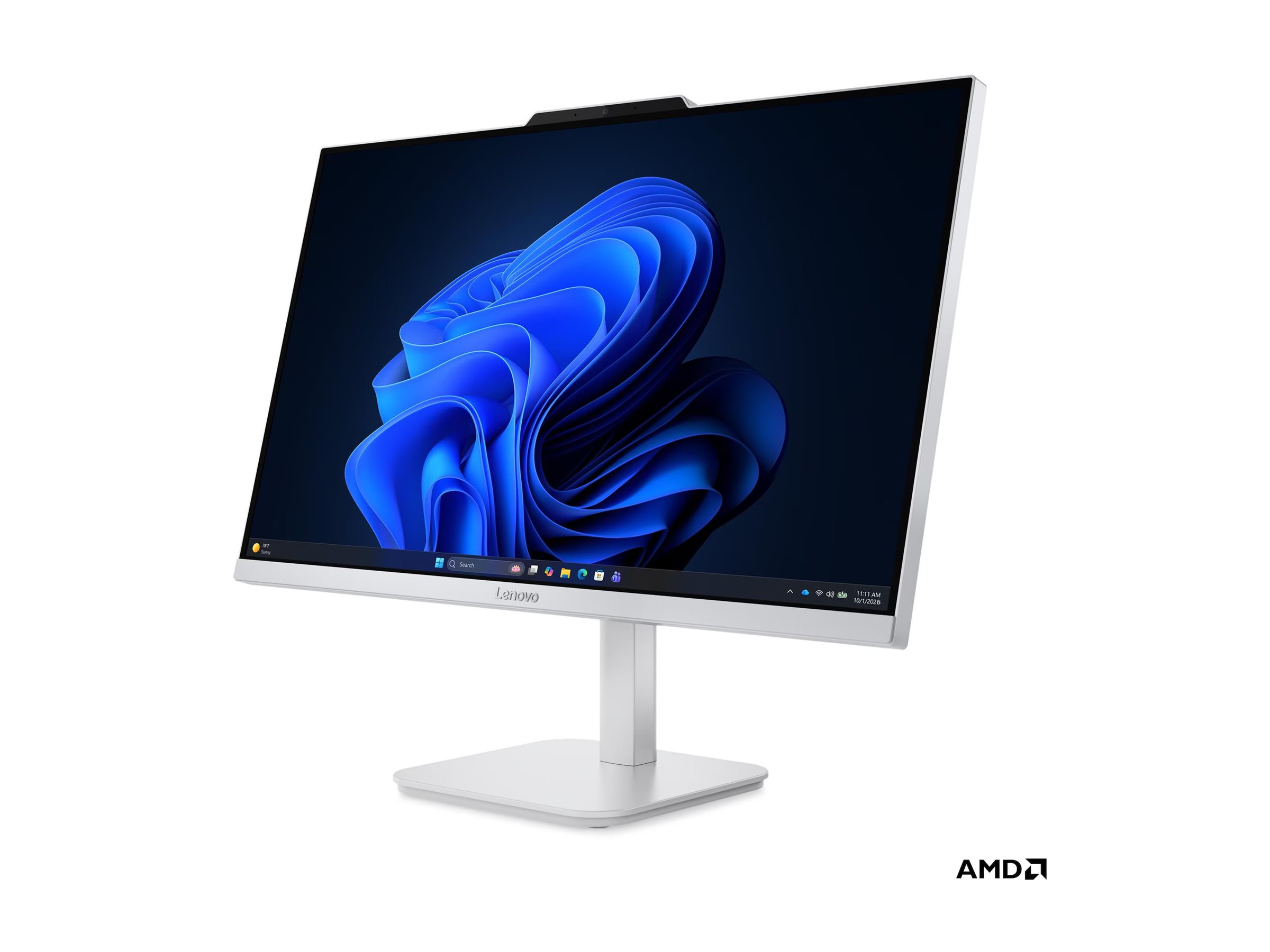Lenovo A105 24 23.8 FHD AMD R5 40/16GB/512GB/AMD Radeon 610M/WIN11 Home/ENG kbd/Cloud Grey/2Y Warranty - Lenovo