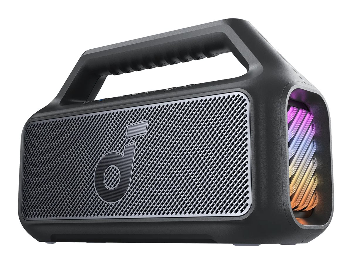 Anker Soundcore - Speaker - Boom 2 - 80 W - Waterproof - Bluetooth - Portable - Black