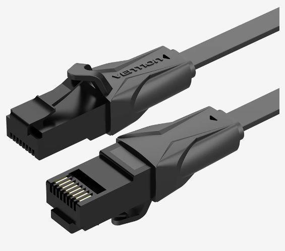 PATCH CABLE CAT.6 UTP/3M BLACK IBABI VENTION