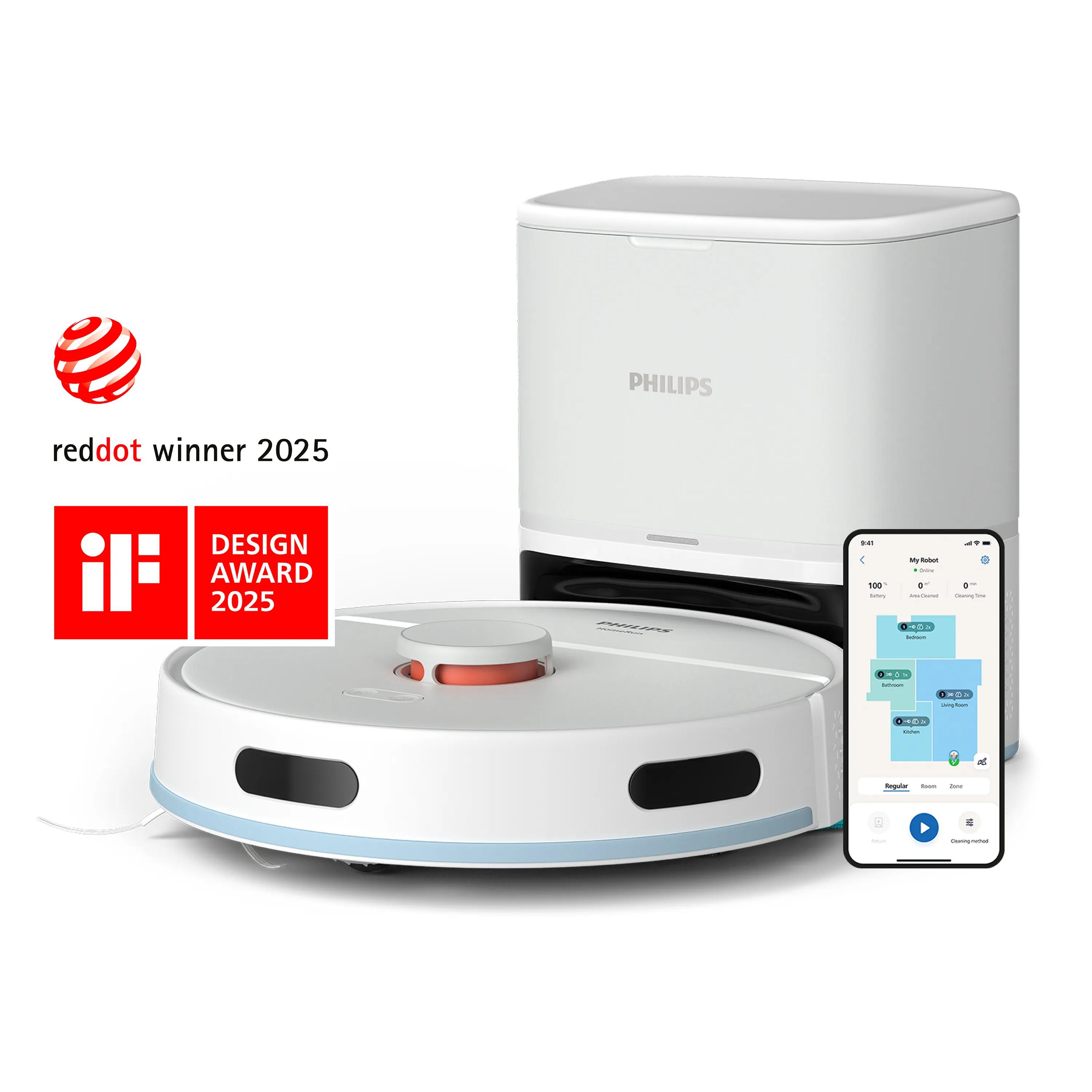 Philips HomeRun 2000 Series Aqua Wet and dry cleaning robot XU2100/25