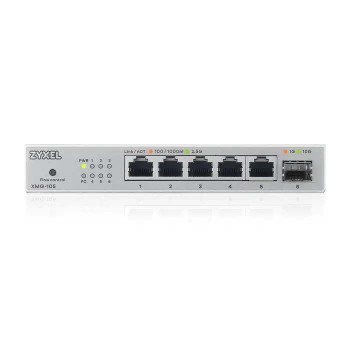 ZYXEL XMG-105 5 PORTS 2,5G + 1 SFP+ MULTIGIG UNMANAGED DESKTOP SWITCH