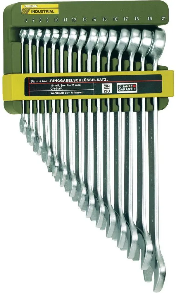 Proxxon - Combination Wrench Set, 6-21mm