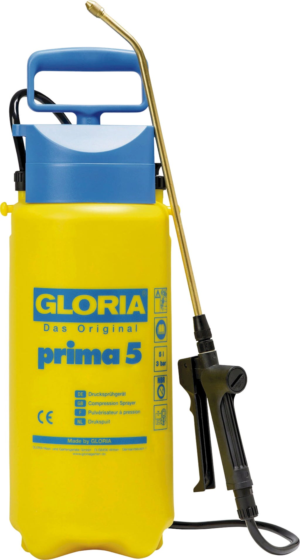 Gloria - Pressure Garden Sprayer - PRIMA 5 GLORIA - 3 bar
