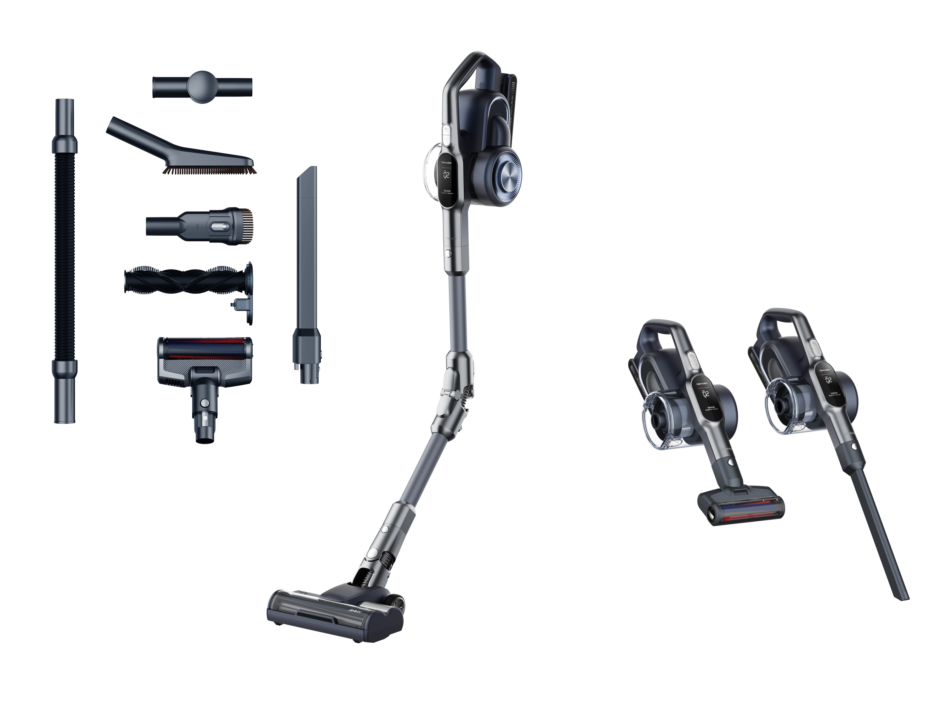 Jimmy Vacuum Cleaner - H11 Pro - Cordless operating - 700 W - 28.8 V - Silver/Grey - Warranty 24 month(s)