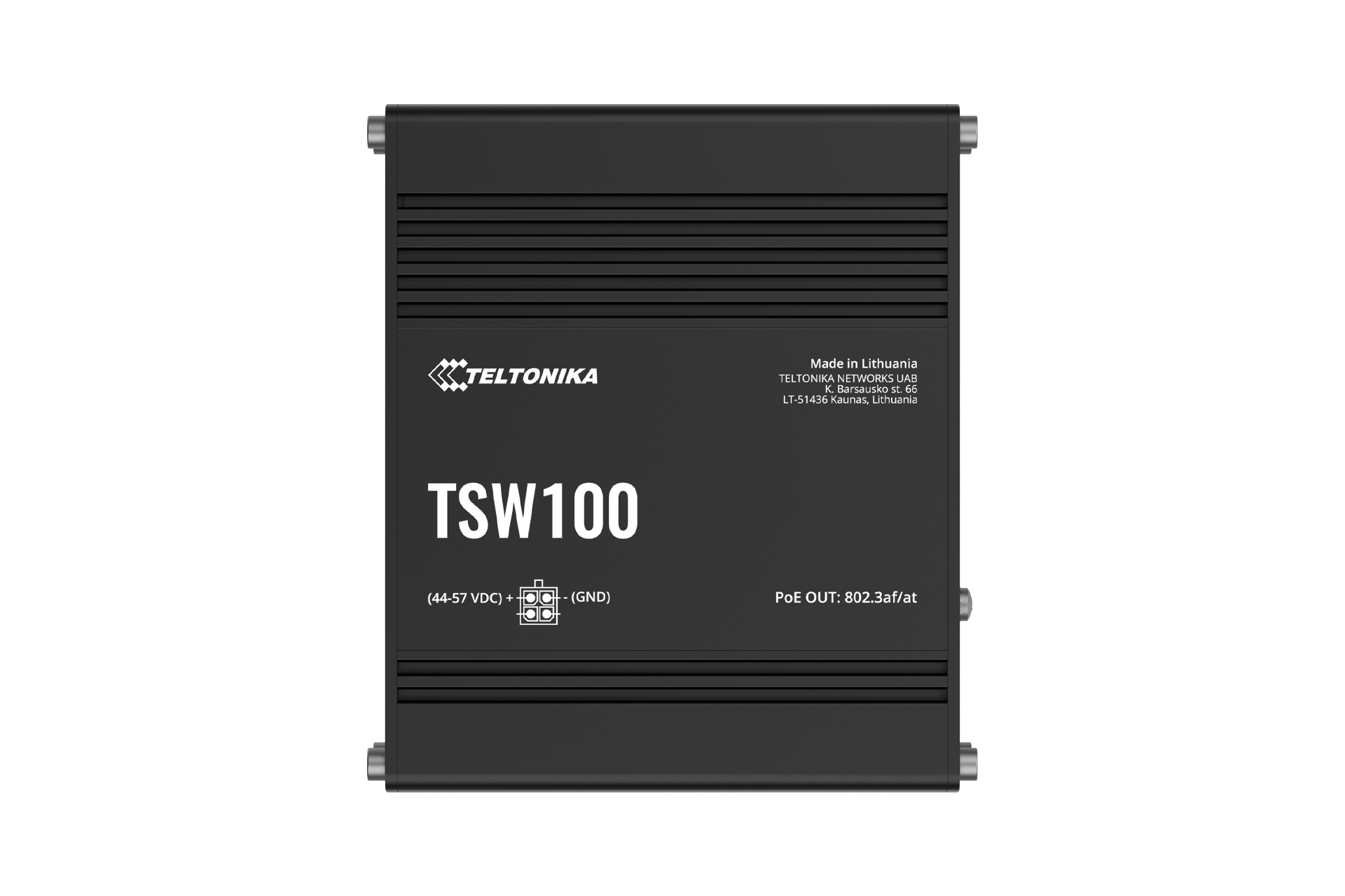 Teltonika - Ethernet Switch - TSW100 - Unmanaged - Wall-mountable