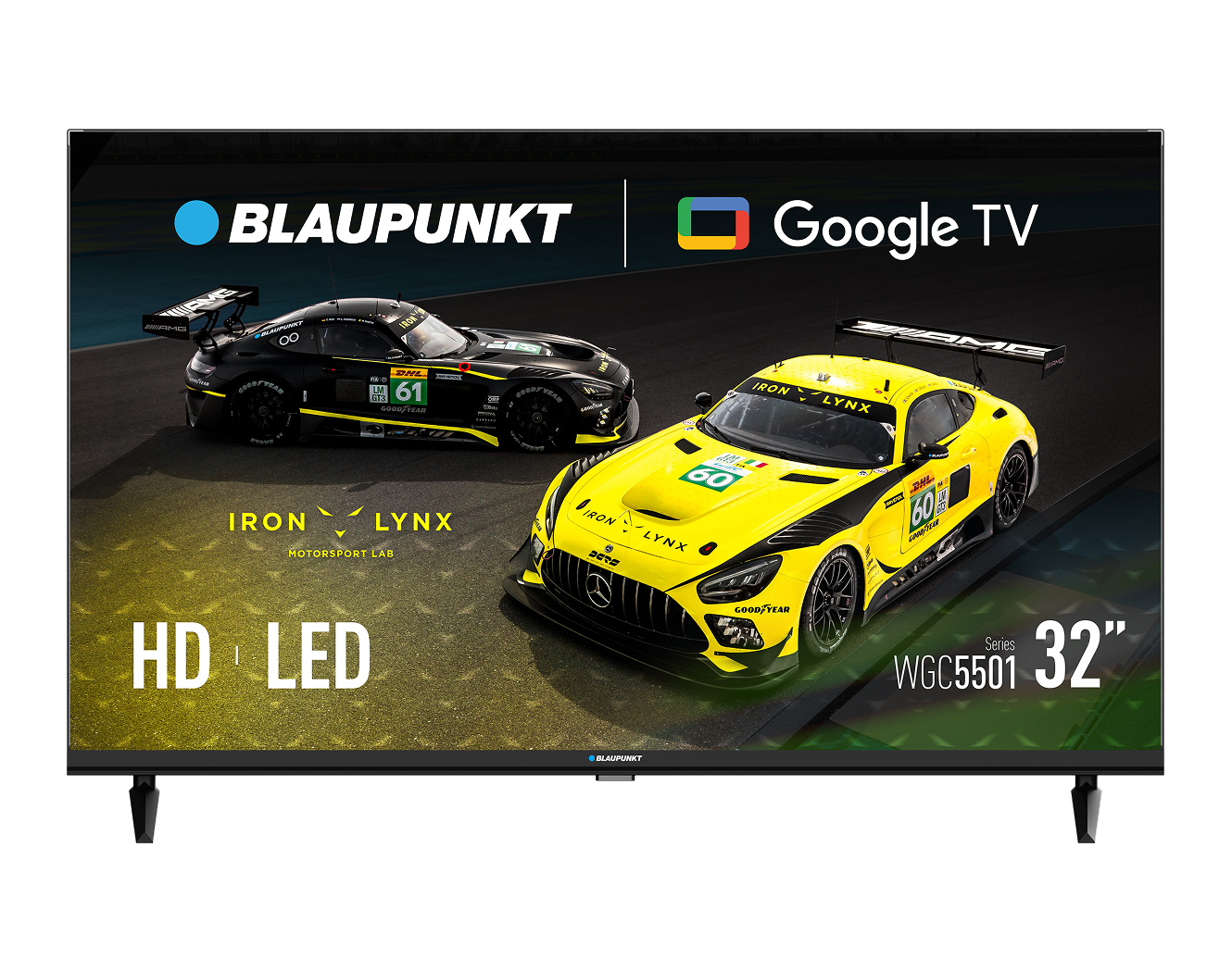 Blaupunkt - LED TV - 32WGC5501S - 32 - Smart TV - Google TV - Black