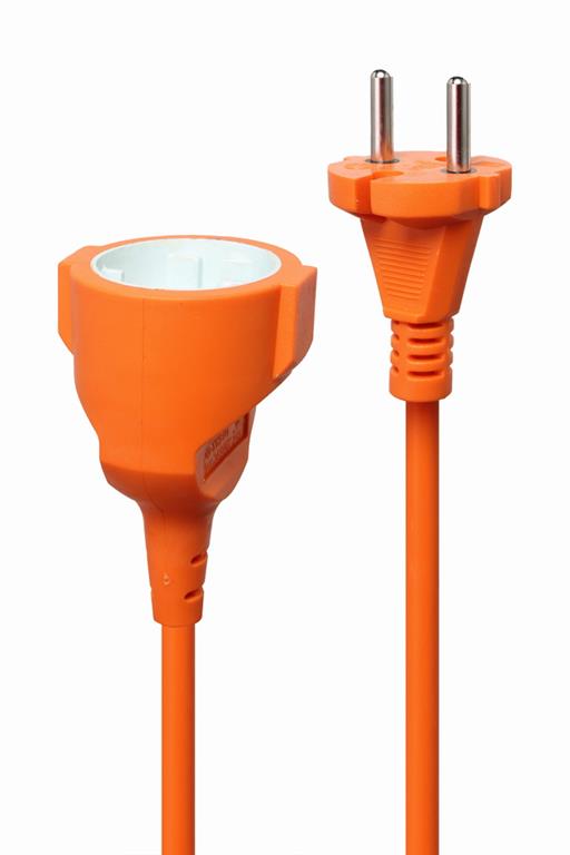 Cablexpert - Power extension cord, 20 m - PC-186XOD-O-20M - Cord - Orange