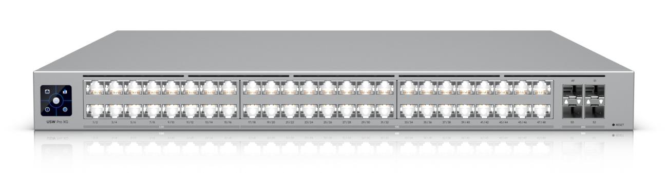 Switch|UBIQUITI|Switch type Managed|Switch layer L2/L3|Rack mounting Yes|Stackable Yes|Form factor 1U|48xRJ-45 ports|RJ-45 Ports Type 10G Ethernet (100/1000/10000)|16x2.5G Ethernet (copper) ports quantity|32x10G Ethernet (copper) ports quantity|4xSFP28 po