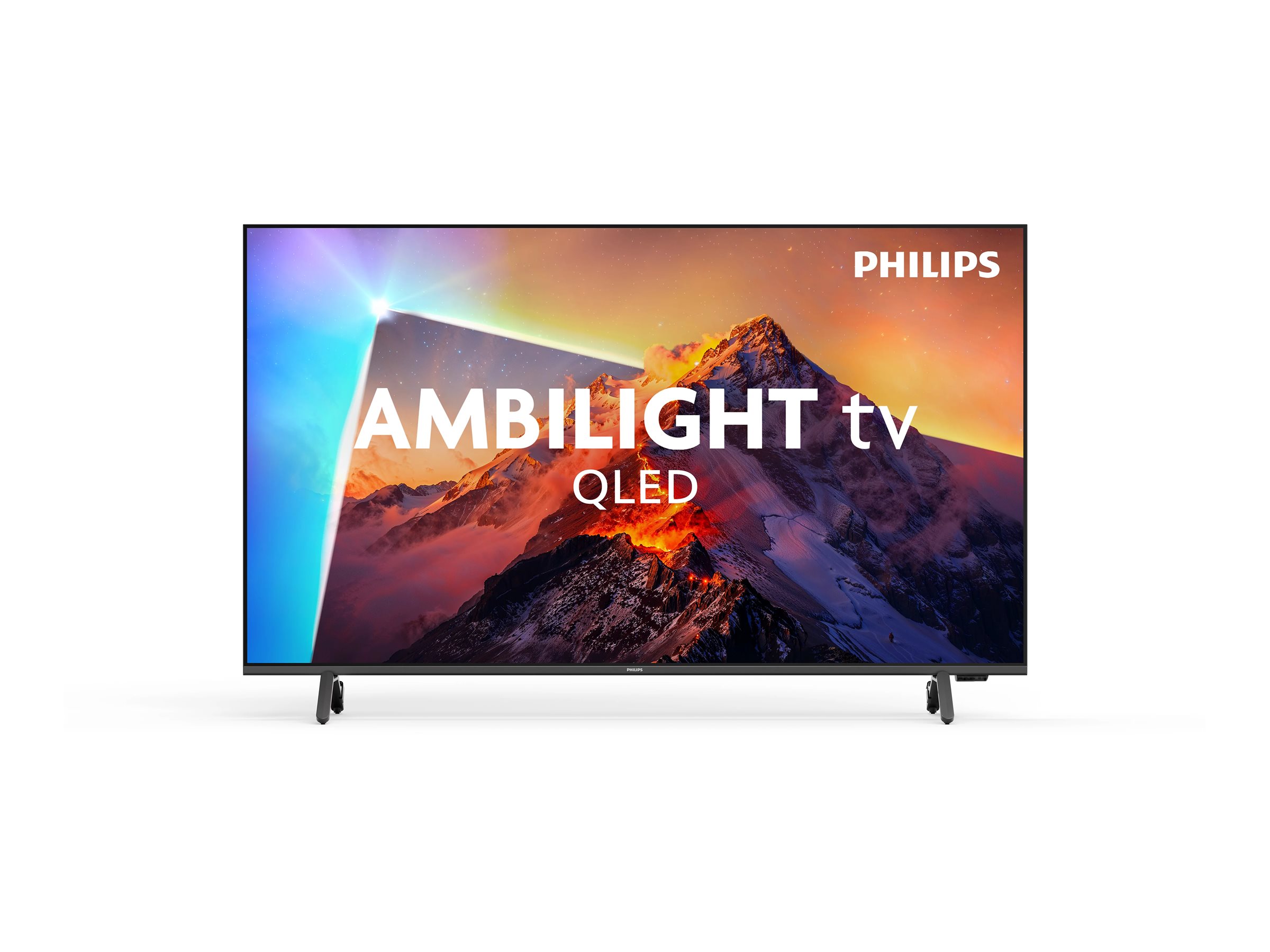 Philips 4K QLED Ambilight TV - 50PQS8611/12 - 50" - Smart TV - TITAN OS - UHD - Black