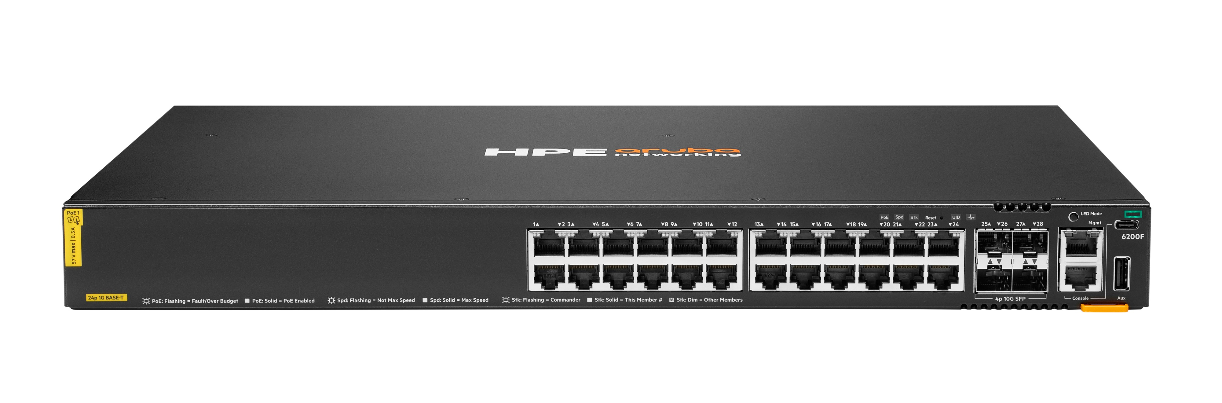 HPE ANW 6200F 24G C4 4SFP+370W Sw EU en