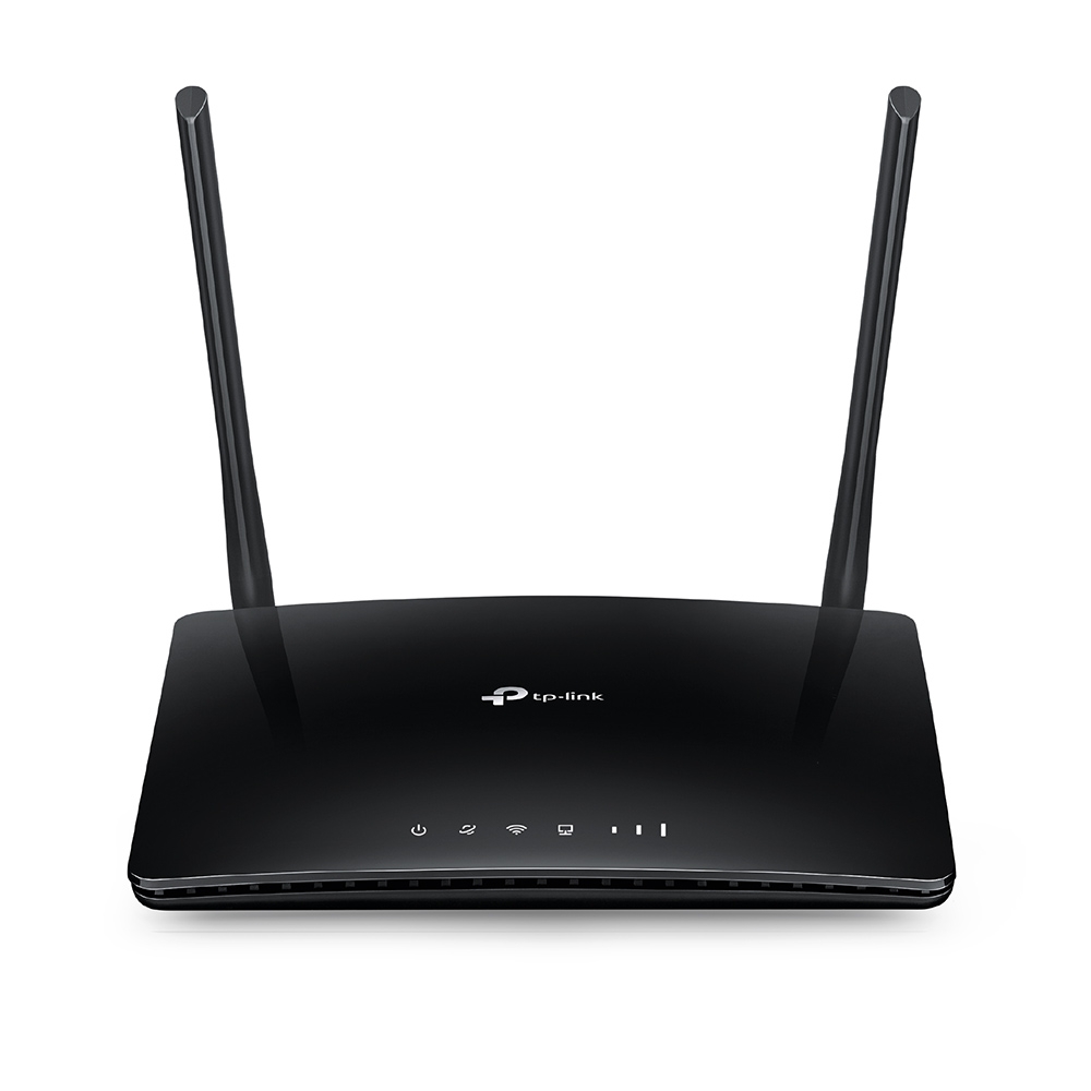 TP-LINK - 4G LTE Router - TL-MR6400 - 802.11n - 300 Mbit/s - 10/100 Mbit/s - Ethernet LAN (RJ-45) ports 3 - Mesh Support No - MU-MiMO No - 4G - Antenna type 2xExternal - No USB
