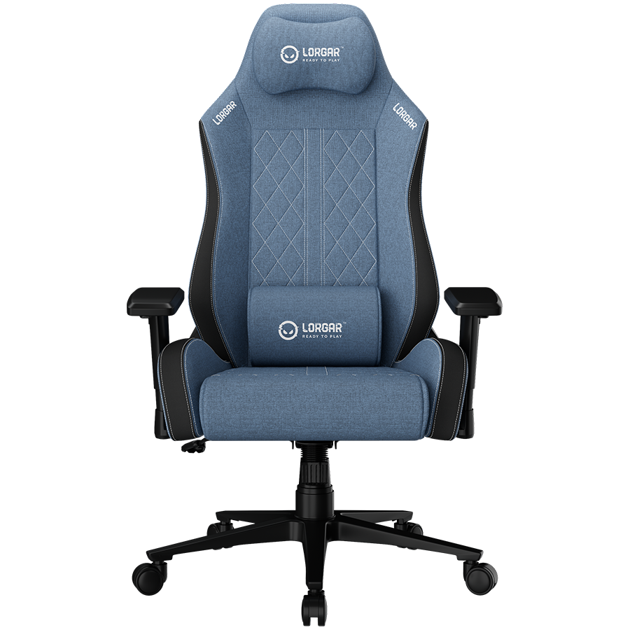 LORGAR CHA41, Ergonomic Gaming Chair Advanced, premium anti-stain fabric, Blue