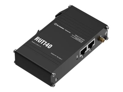 Teltonika - Ethernet Router - RUT140 - 802.11n - 10/100 Mbit/s - Ethernet LAN (RJ-45) ports 1 - Mesh Support Yes - MU-MiMO No - No mobile broadband