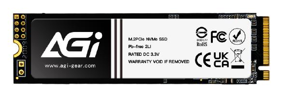 SSD|AGI TECHNOLOGY|600xTBW rating|MTBF 1600000 h|Read speed 3200 MB/s|Write speed 1700 MB/s|NVMe Yes|PCI Express 3.0|M.2|1000 GB|AGI1T0GIMAI298-CB