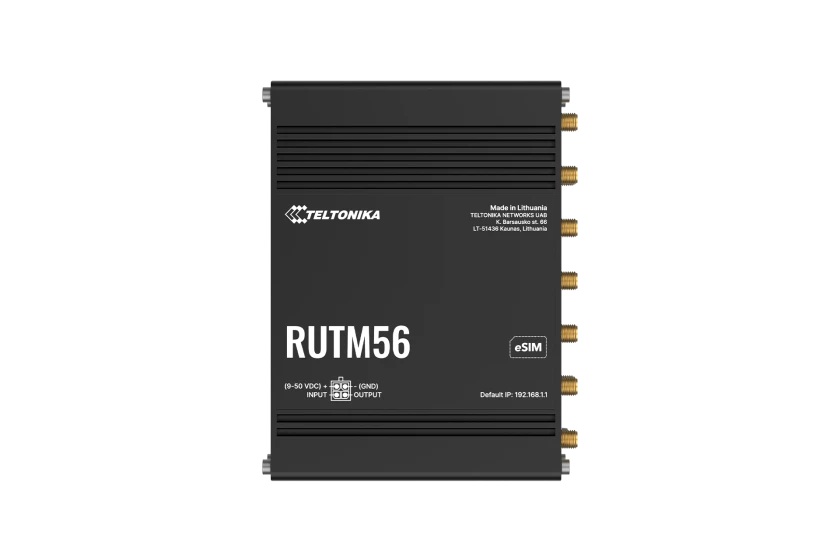 Teltonika - Dual Modem Router - RUTM56 - 802.11ac - 10/100/1000 Mbit/s - Ethernet LAN (RJ-45) ports 4 - Mesh Support Yes - MU-MiMO Yes - No mobile broadband