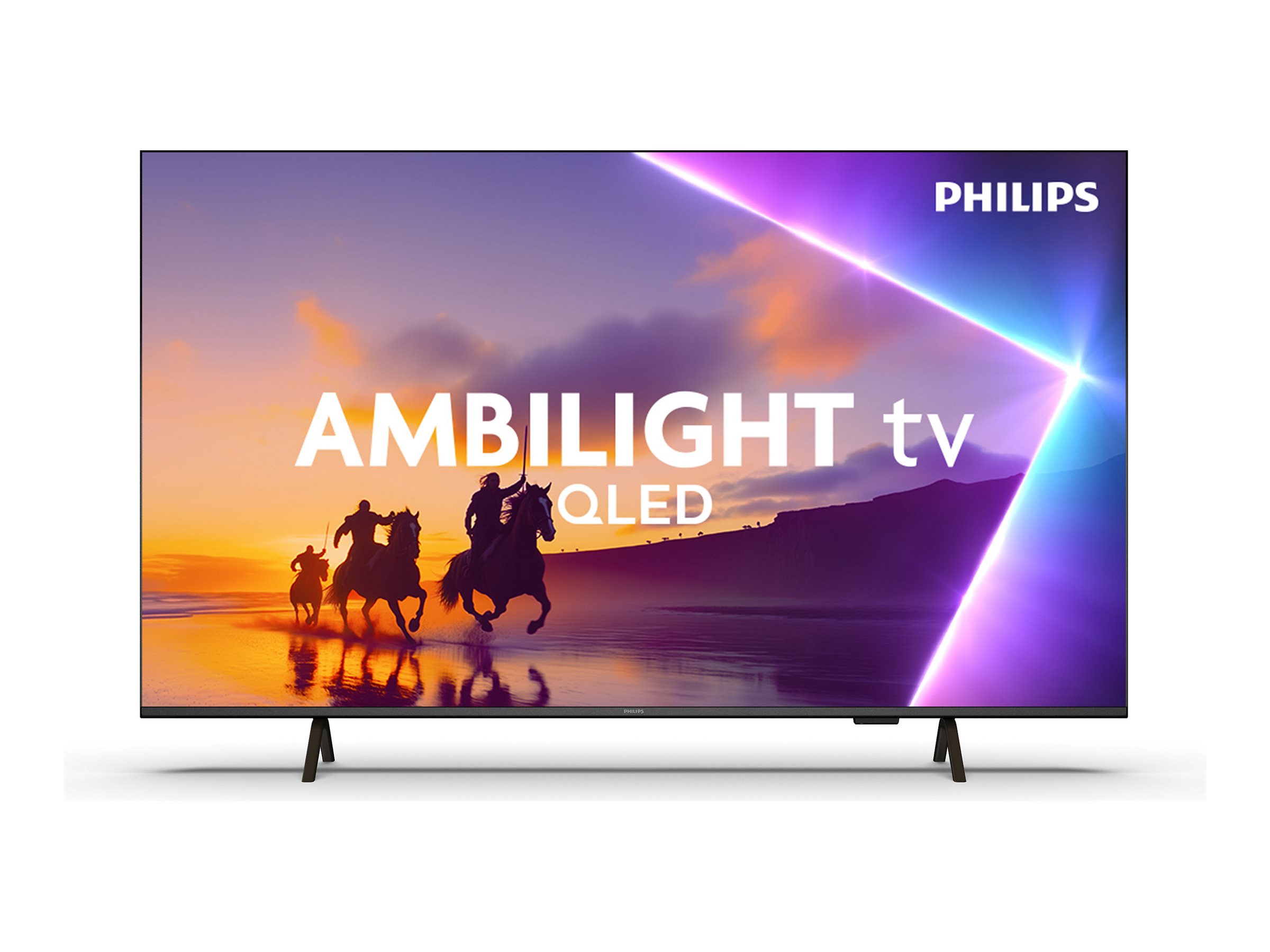 Philips 4K QLED Ambilight TV - 43PUS8450/12 - 43 - Smart TV - TITAN OS - UHD - Black