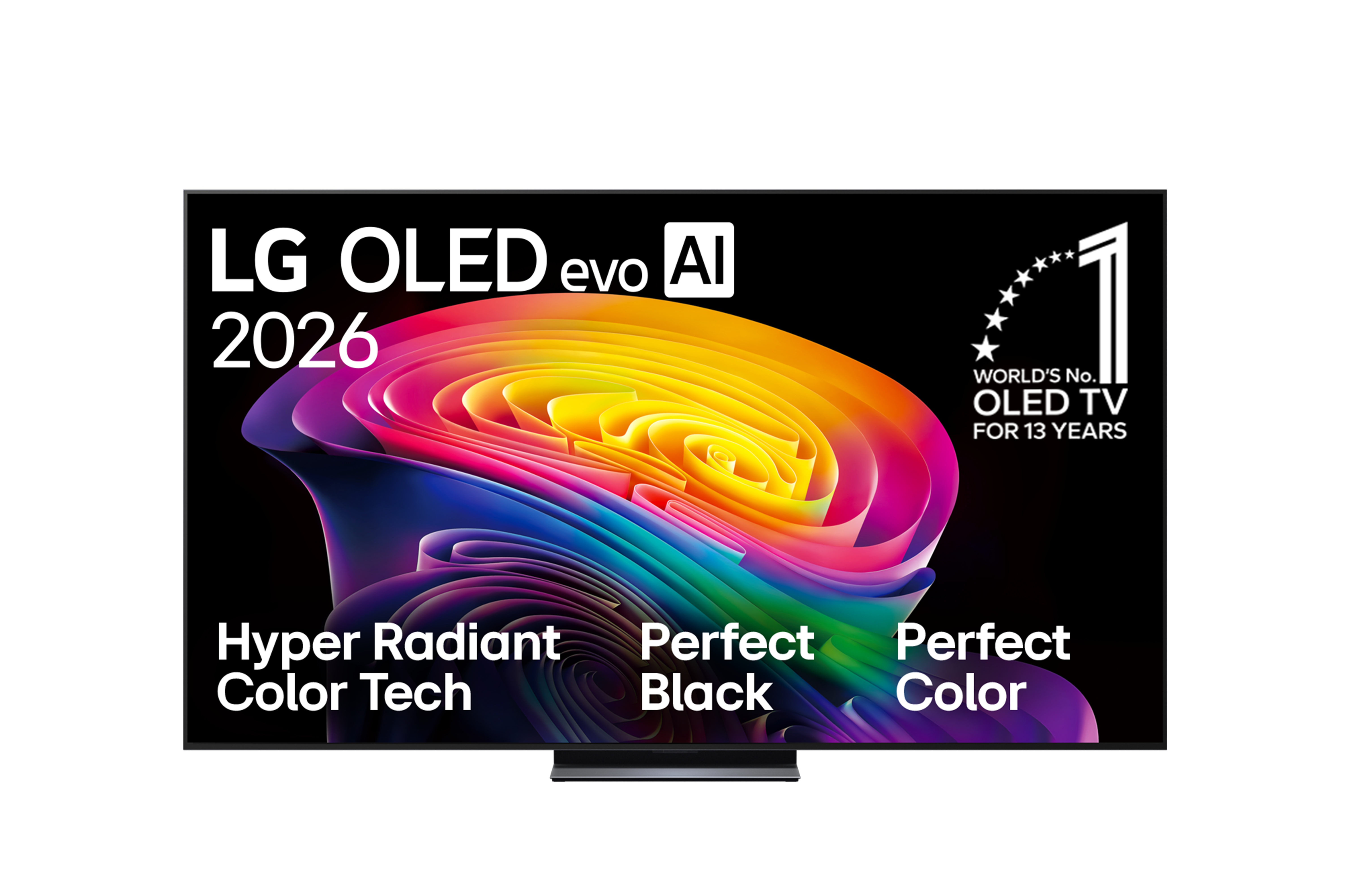 LG OLED 4K evo AI C6 TV - OLED83C61LA - 83 - Smart TV - webOS - UHD - Black