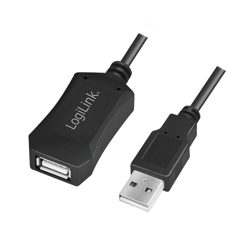 Logilink - USB 2.0 repeater 5m - USB-A to USB-A USB A male - USB A female