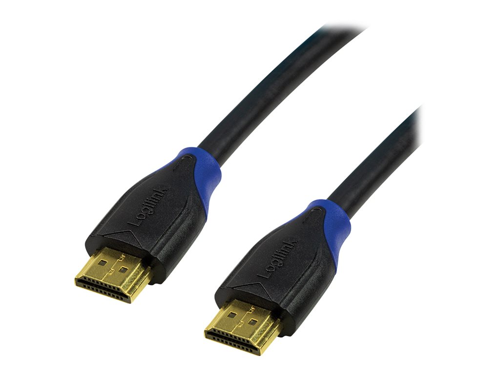 Logilink - Cable HDMI High Speed with Ethernet - CH0064 - HDMI Type A Male - HDMI Type A Male - HDMI to HDMI - 5 m