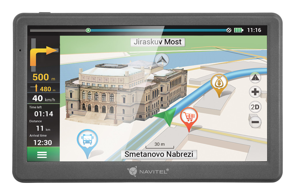 Navitel - GPS Navigation - MS700 - GPS (satellite) - 800 х 480 pixels - Maps included