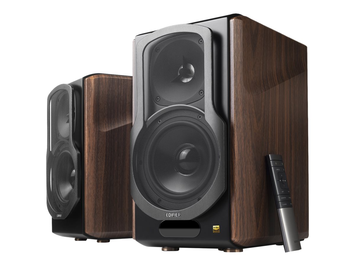 Edifier S2000MKIII Bookshelf Speaker, Brown - Edifier