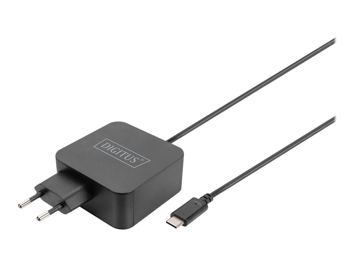 Digitus - Notebook Charger USB-C Power supply 65W PD3.0 - DA-10071 - Black