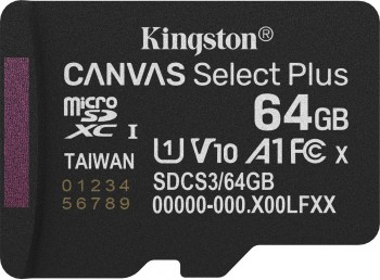 MEMORY MICRO SDXC 64GB UHS-I/SDCS3/64GBSP KINGSTON
