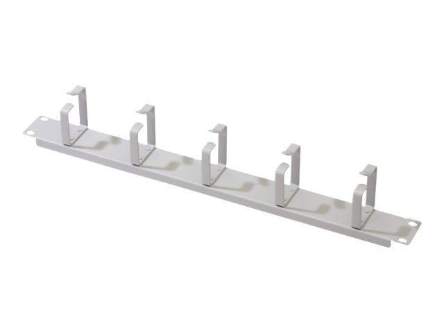 Digitus - Cable Management Panel with Cable Rings for 483 mm (19") Cabinets, 1U - DN-97601 - Grey