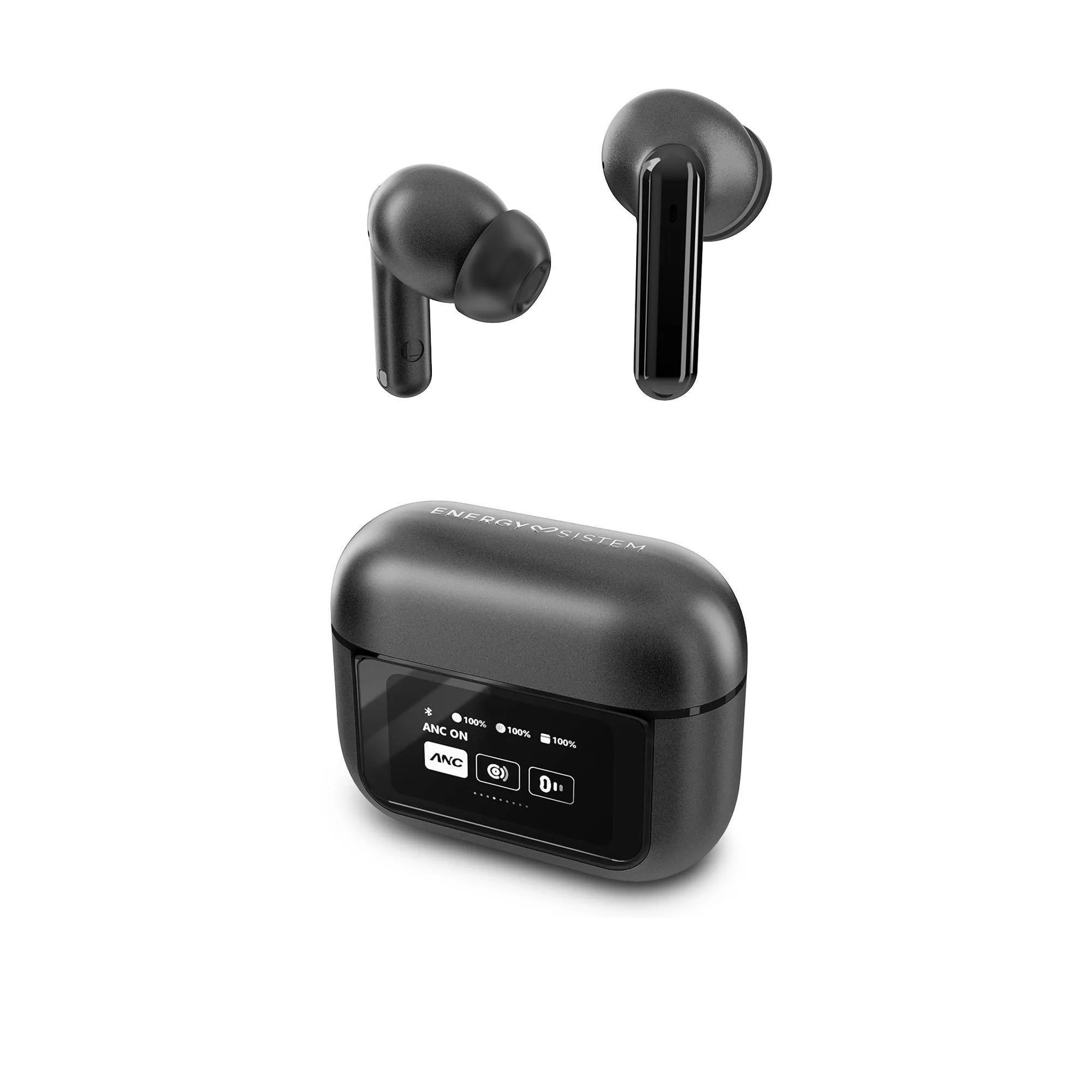 Energy Sistem True Wireless Earphones - Icon Series - Built-in microphone - Bluetooth - ANC - Graphite