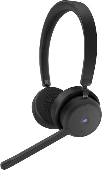 Lenovo VoIP Headset (Teams) - 4XD1M80020 - Bluetooth - Built-in microphone - Wireless - Black