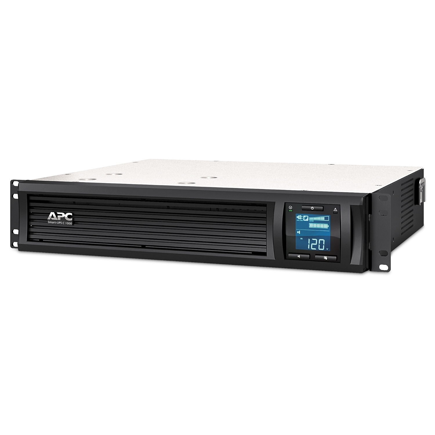 Schneider Electric APC Smart-UPS C, Rackmount 2U, 4x IEC C13 outlets, SmartConnect port, USB and serial communication, AVR, graphic LCD - SMC1000I-2UC - 1000 VA - 600 W - 230 V