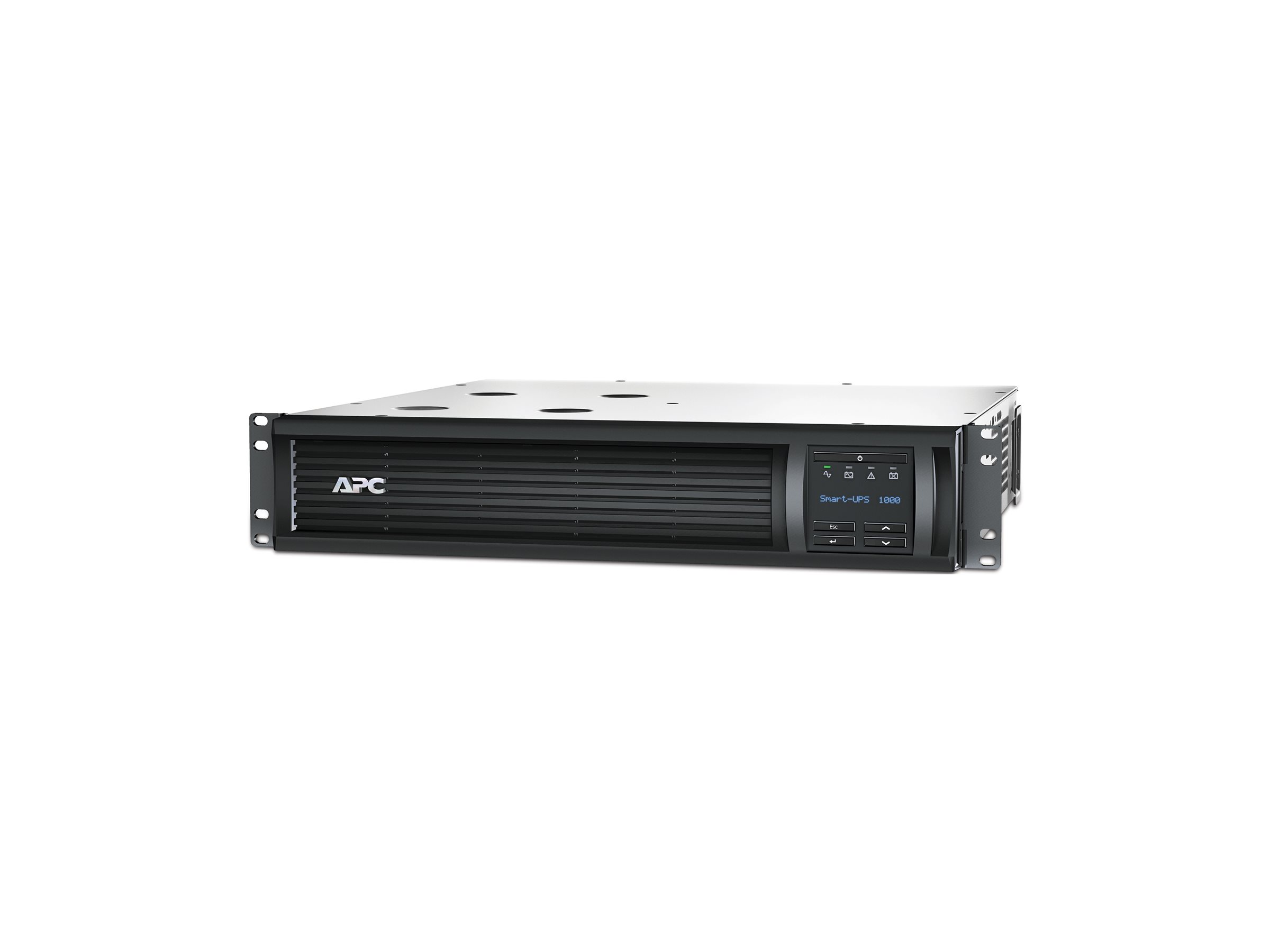 APC Smart-UPS, Rackmount 2U, 230V, 4x IEC C13 sockets, SmartConnect port + SmartSlot, AVR, LCD - SMT1000RMI2UC - Schneider Electric 1000 VA - 700 W
