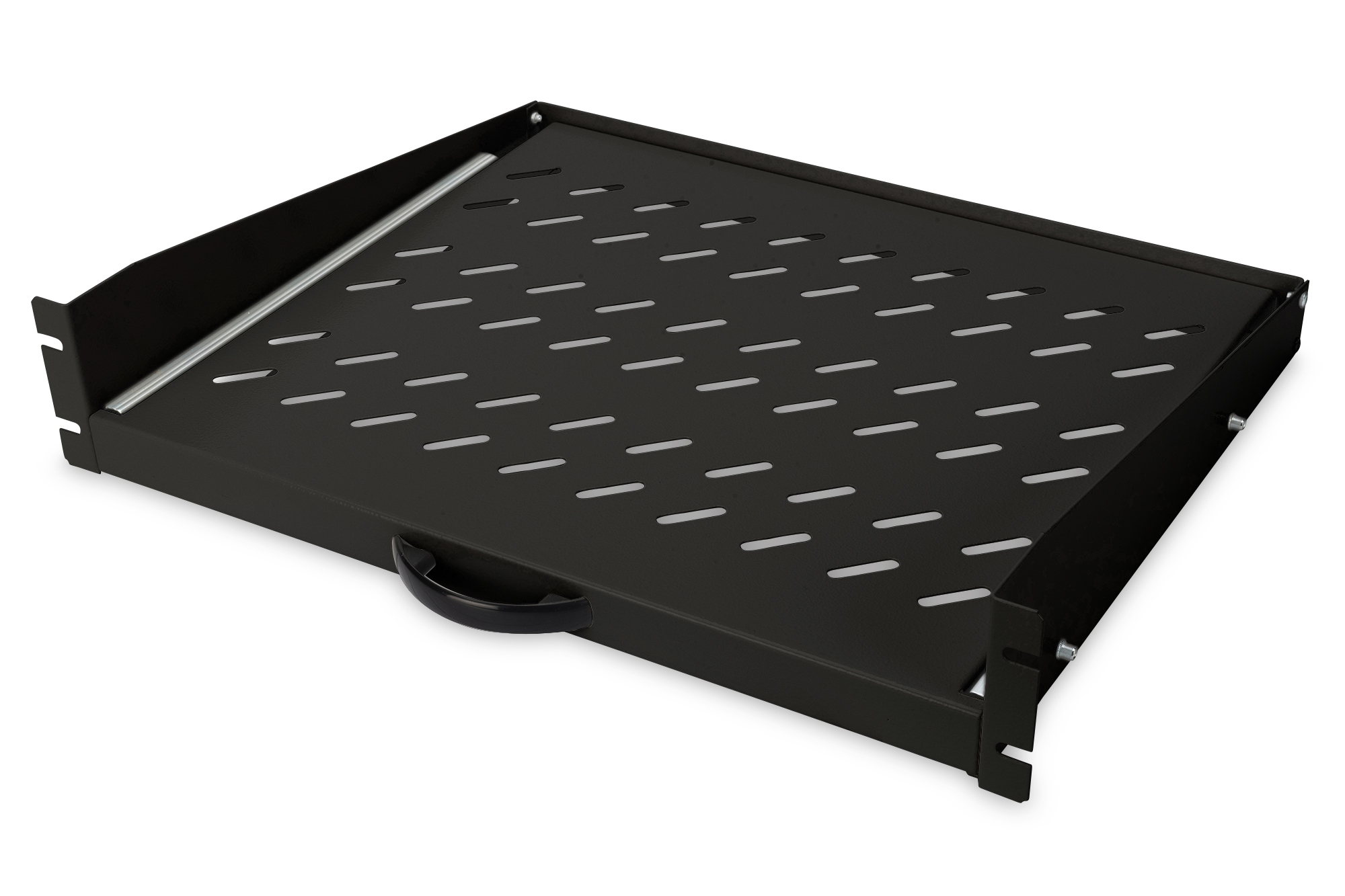 Digitus Extendible Shelf for fixed mounting on front 483 mm (19") profile rails - DN-19-TRAY-2-450-SW