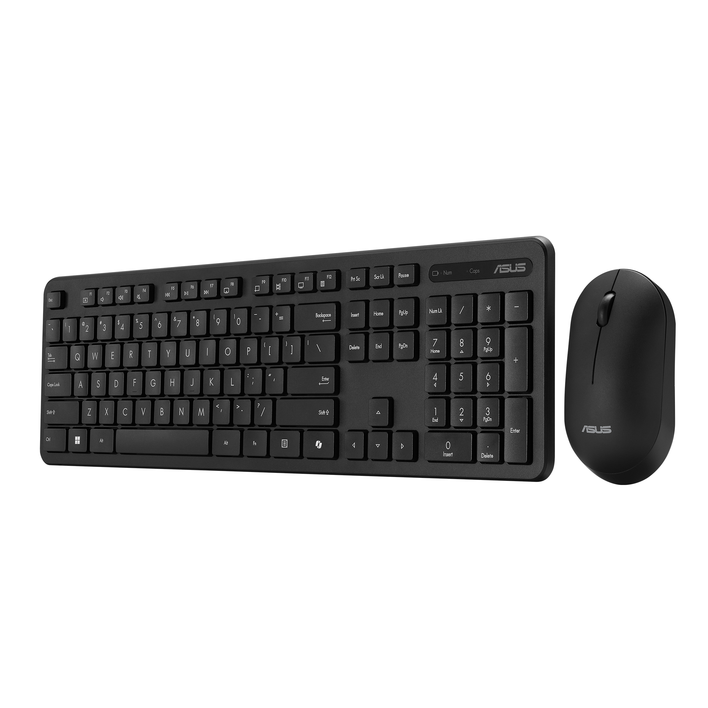 Asus CW100 - Keyboard and Mouse Set - Wireless - Russian - Black