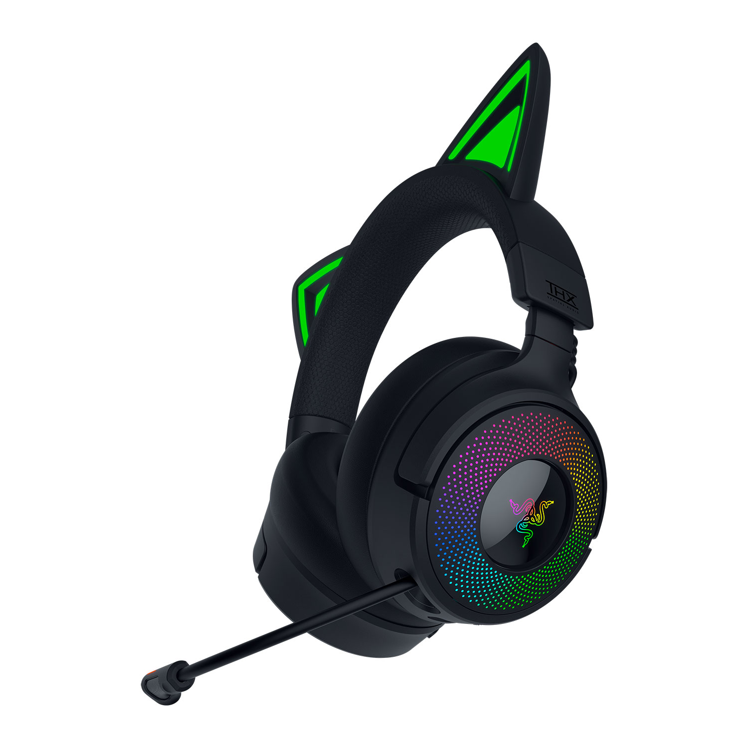 Razer - Headset - Kraken Kitty V3 Pro - Bluetooth - Over-Ear - Black