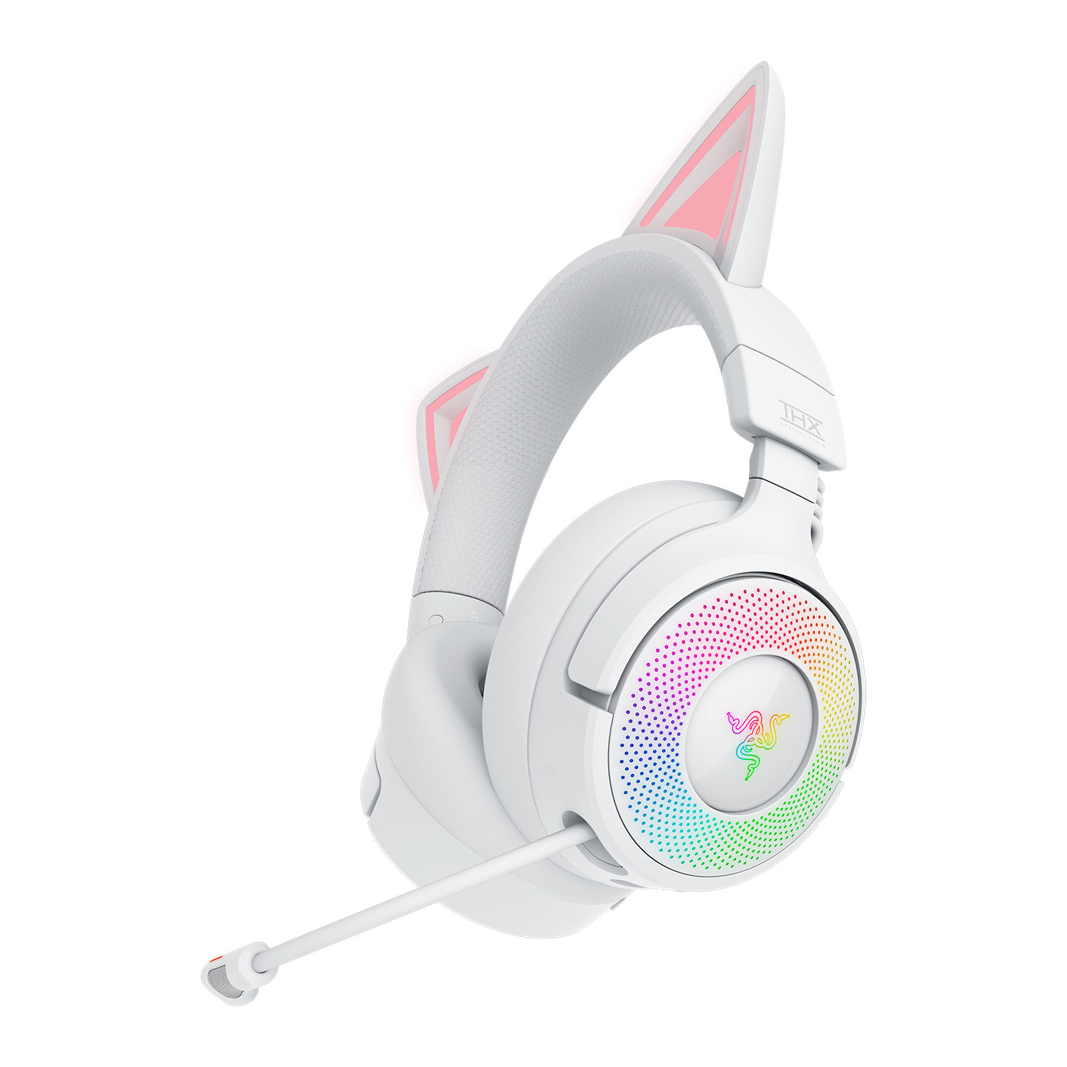 Razer - Headset - Kraken Kitty V3 Pro - Bluetooth - Over-Ear - White