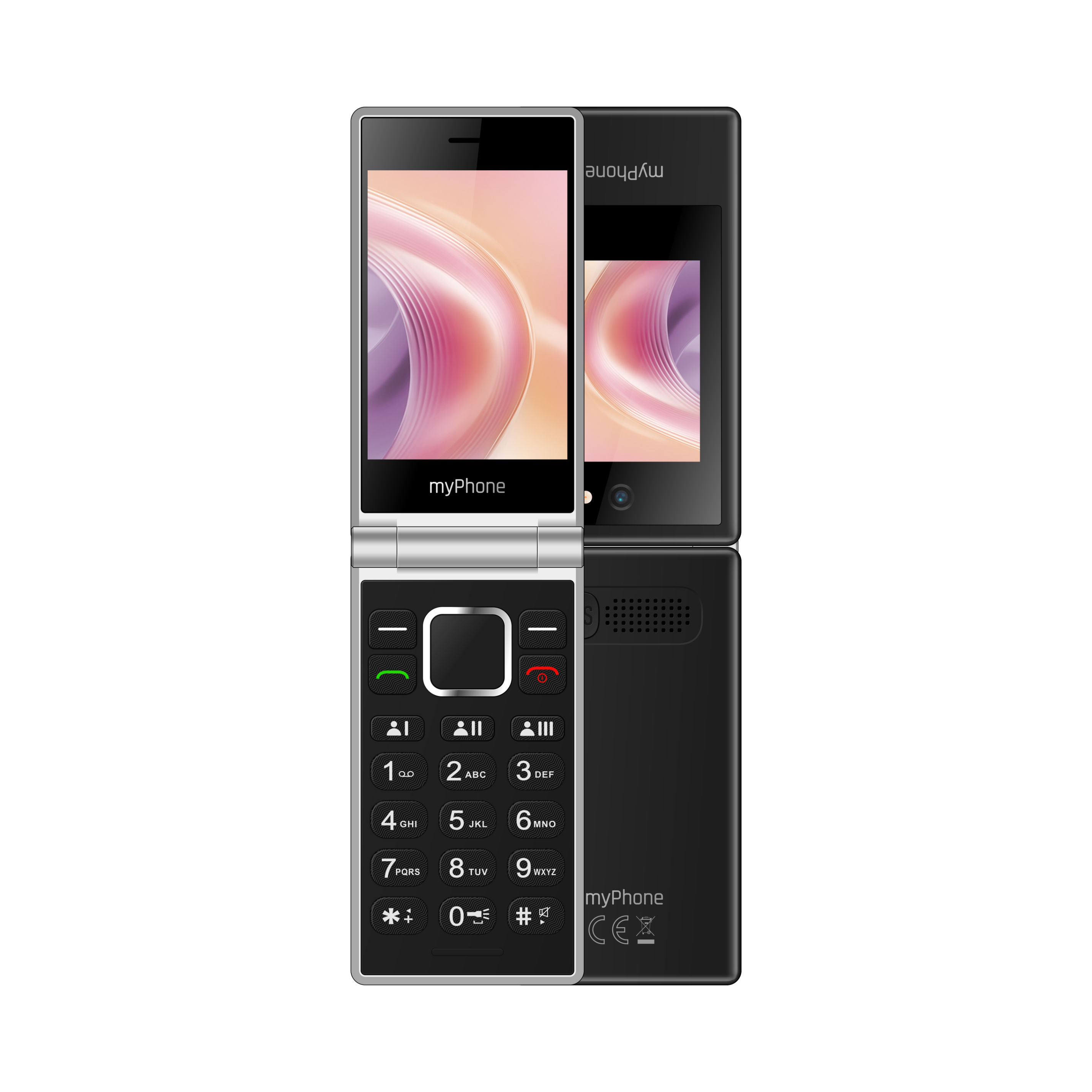 myPhone Tango 2 LTE - Black - 3.5 + 2.4 " - 48 MB - 128 MB - Dual SIM - Bluetooth - 5 - Main camera resolution 2 MP - 1700 mAh