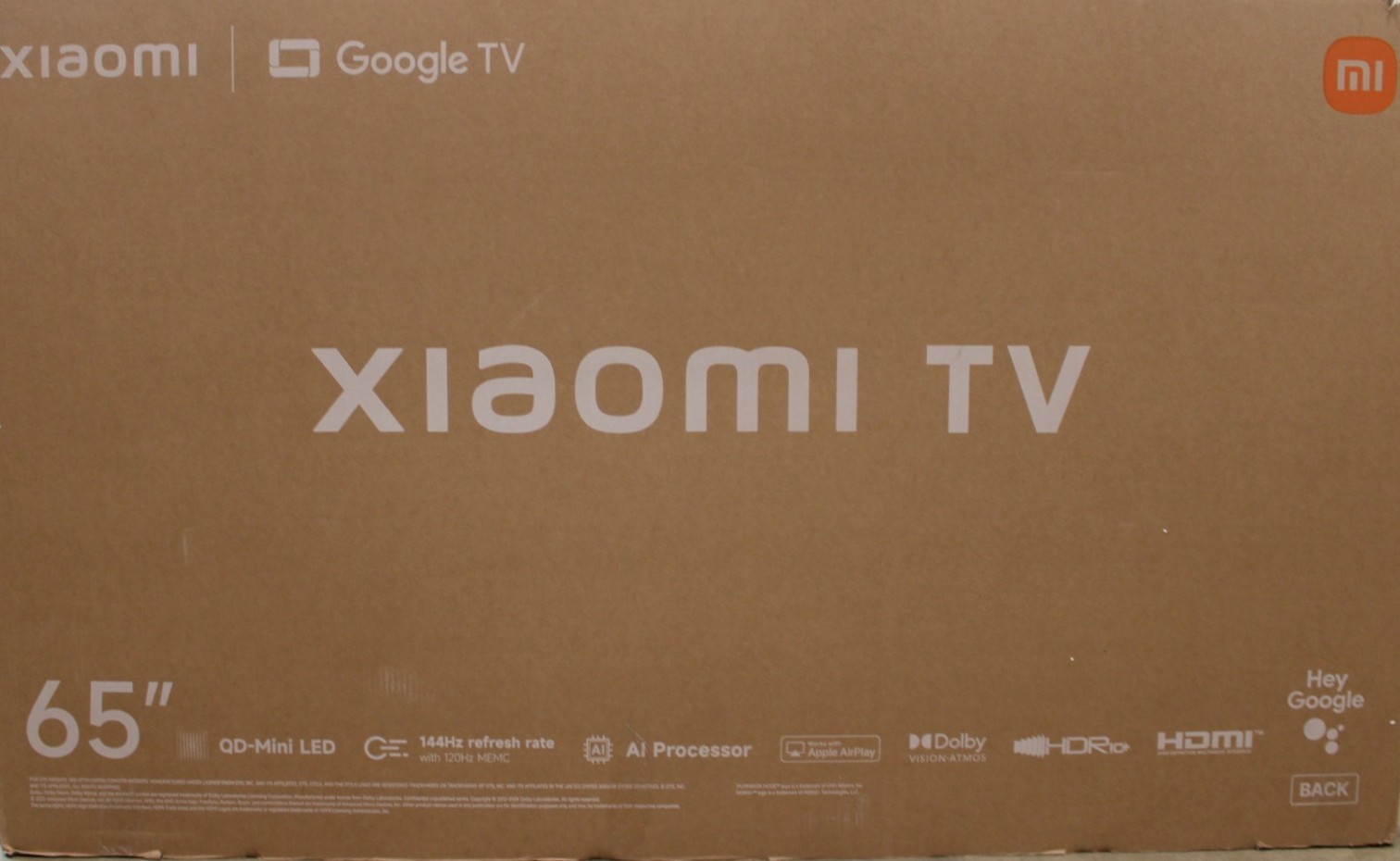 SALE OUT. Xiaomi TV S Pro Mini LED 65 2026 4K UHD (3840 x 2160) - SALE OUT. - TV - S Pro Mini LED 65 2026 - Xiaomi 65 - Smart TV - Google TV - 4K UHD - Dark Grey - DAMAGED PACKAGING, DEMO