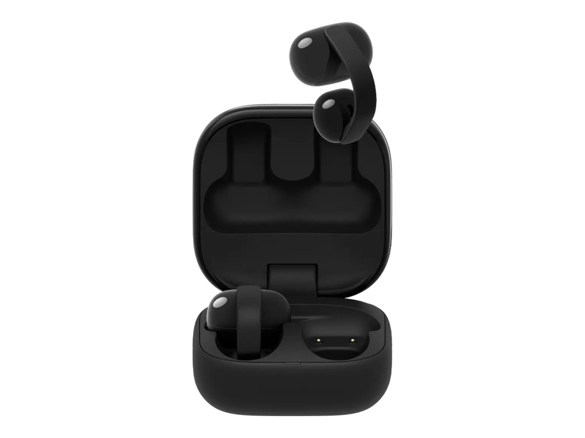 Sony - Earbuds - LinkBuds WF-LC900 Clip - Bluetooth - Open-Ear - Black - Wireless