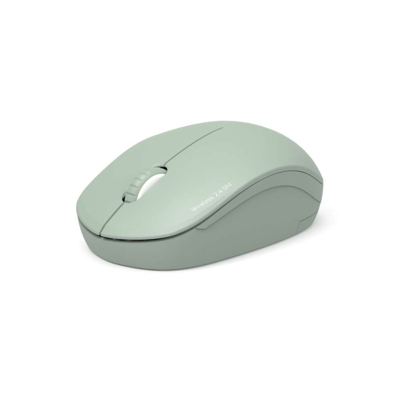 PORT CONNECT Mouse - Collection II - Wireless - 2.4 GHz - Vert Olive