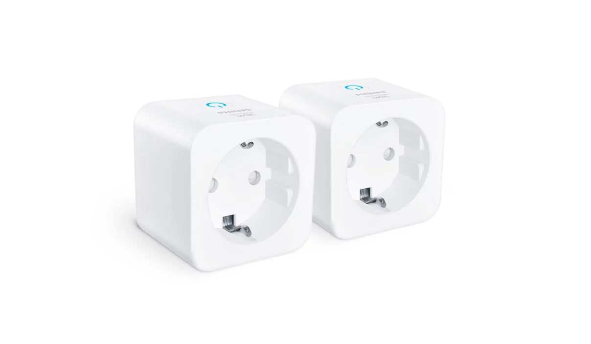 Philips Smart Smart Plug Matter Type F, 2-pack - White