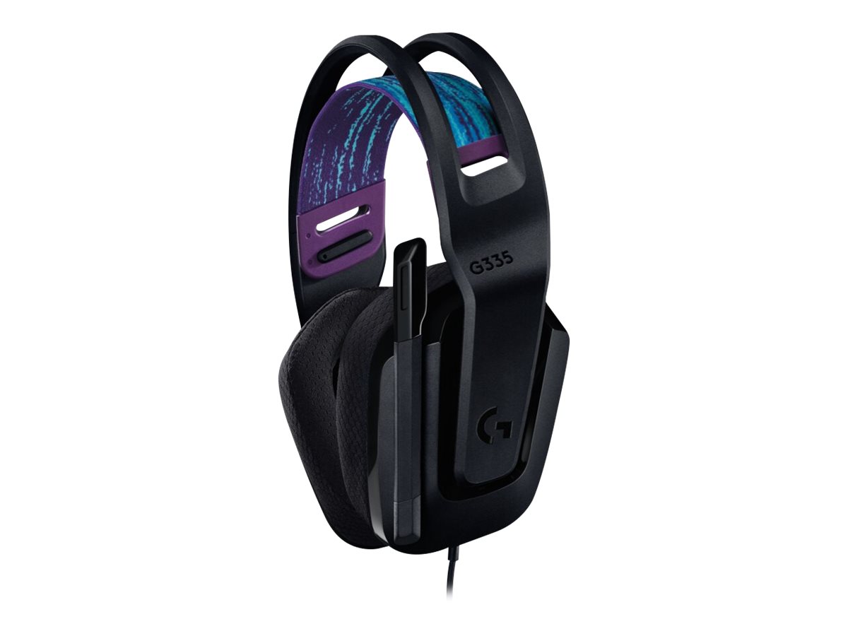 Logitech Gaming Headset - G335 - 3.5 mm - Full size - Microphone - Black